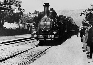 L'arrivée d'un train à La Ciotat